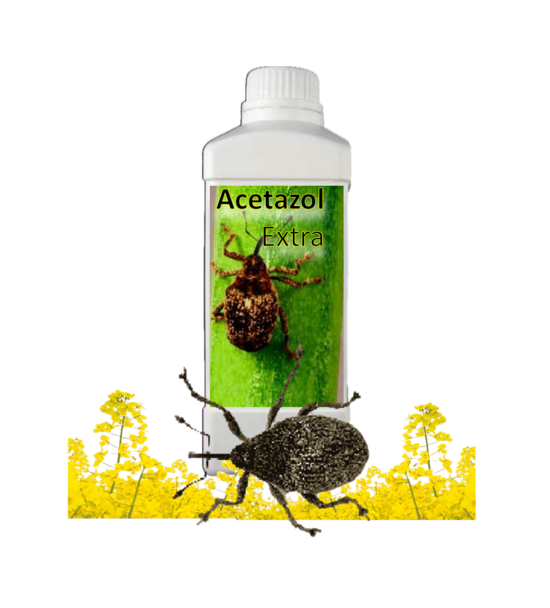 Acetazol Extra (1L) Sistēmas iedarbības insekticīds kaitēkļu ierobežošanai graudaugos, rapšos dārzeņos un augļdārzos (no 7,2 EUR/ha)