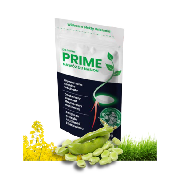 DR GREEN PRIME (2kg) graudaugu, rapšu un proteīnaugu daudzkomponentu mēslojums sēklu apstrādei pirms sējas. Apstrādes izmaksas no 2 EUR/ha.
